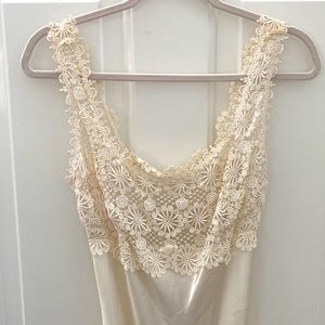 Vintage Slip. Wedding Lingerie. Ivory.